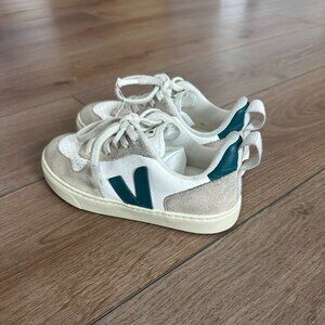 Veja V-10 Kids Tie Up Shoes